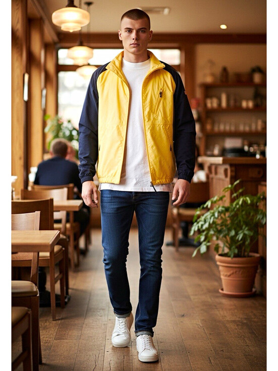 Other - Polo Sport Ralph Lauren Men’s Colorblock Full Zip Hooded Windbreaker Sz M